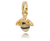 Pingente/ Berloque abelhinha banho de ouro 18k
