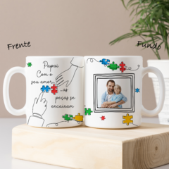 Caneca Personalizada Papai com o seu amor...