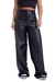 Calça Wide Leg Couro na internet