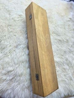 Caixa em Madeira Naval - Cutelaria Fio de Ouro