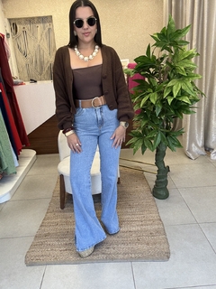 Calça Jeans Flare