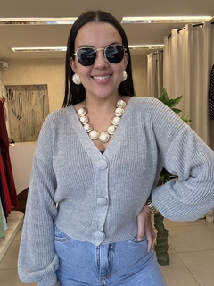 Jaqueta tricô - VALF - Moda Feminina