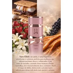 Perfume Feminino Yara Elixir Lattafa Eau De Parfum 100ml Árabe Importado Original Alta Fixação - comprar online