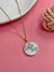 Colar Medalha Seja Luz(Dourado) - comprar online