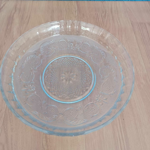 Grande Prato de bolo, creio cristal