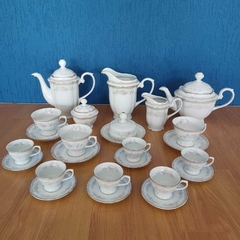 Belíssimo jogo para café em porcelana Schmidt - comprar online