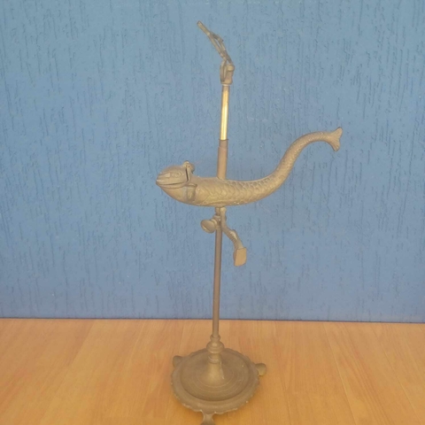 ANTIGA LAMPARINA A ÓLEO/QUEROSENE