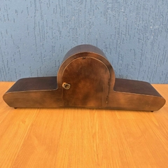 Relógio de mesa vintage da marca Silco, modelo carrilhão - Kombina Antiguidades – Tesouros Raros e Peças de Colecionador