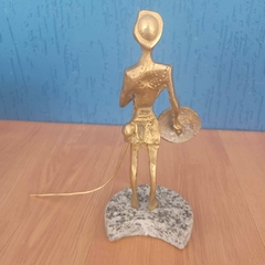 Estatueta Don Quixote em Bronze - Kombina Antiguidades – Tesouros Raros e Peças de Colecionador