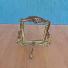 Belissimo porta retrato em bronze - comprar online
