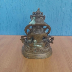 Estátua antiga em bronze – Kubera / Dzambala, Deus da Riqueza - comprar online