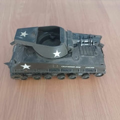 Tanque militar em miniatura – modelo "Californian Jane" - Kombina Antiguidades – Tesouros Raros e Peças de Colecionador