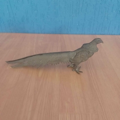 Pássaro faisão antigo em bronze – Estilo realista com longa cauda - comprar online