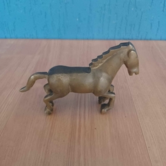 Escultura antiga de cavalo em bronze maciço - comprar online
