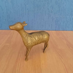 Cervo em bronze maciço todo trabalhado - comprar online