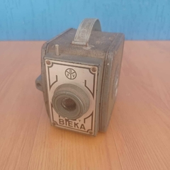 Rara câmera fotográfica antiga do tipo box