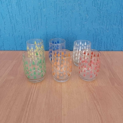 Jogo de copos e jarra em vidro na internet