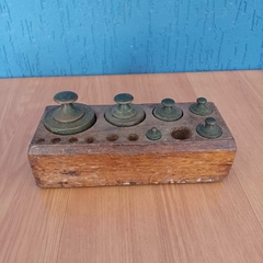 Cepo antigo com 6 pesos - comprar online