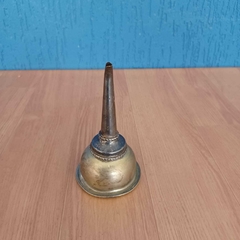 Rarissimo e centenário Funil com coador em metal banho de prata com desgastes - comprar online