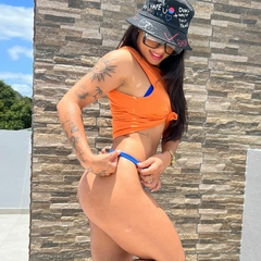 Biquíni Basic Summer - Azul Bic - loja online