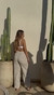 Pantalón rayas texturizado - comprar online