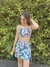 Set en lino estampado