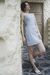 Vestido rayado en lino - Mare