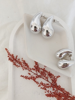 Drops plateados - Corinna accesorios