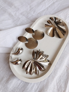 Aros Margarita silver - comprar online