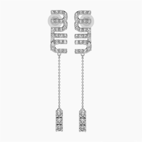 Aretes Miu Miu Colgantes