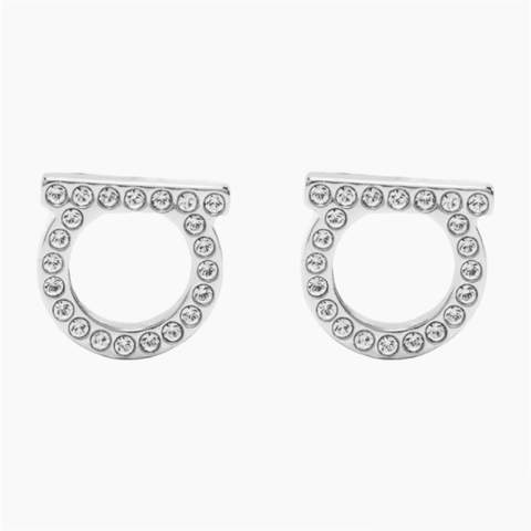Aretes Ferragamo Gancini Cristales