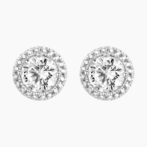 Aretes Redondos Halo Pandora - comprar en línea