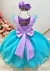 VESTIDO ARIEL , FUNDO DO MAR, PEQUENA SEREIA