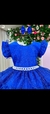 VESTIDO BERLINDA azul royal - comprar online