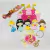 Princesas Cute + Castelo (Topo em Camadas)