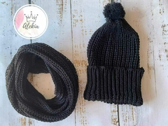 Gorrito de lana de bebe