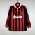 Camisa De Manga Comprida Retrô Do Ac Milan - 09/10