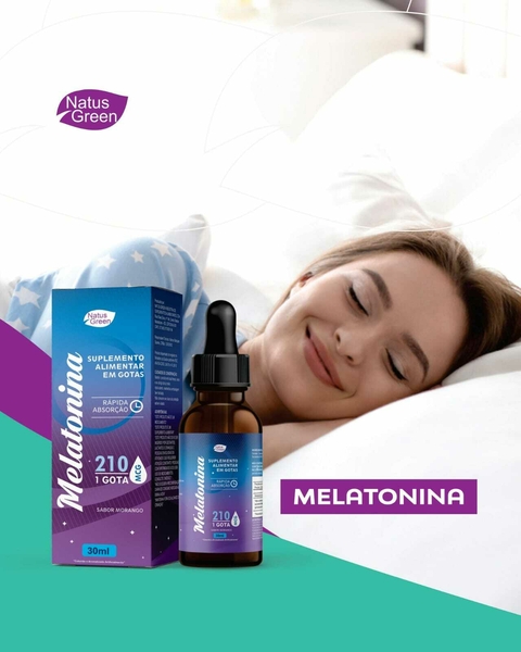 Melatonina líquida - Sabor Morango – 30 ml