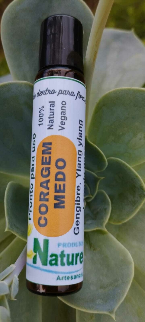 Coragem - Blend de Óleos Essenciais Roll-On 10ml Pronto para uso