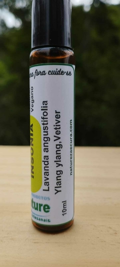 Insônia - Blend de Óleos Essenciais Roll-On 10ml Pronto para uso - Natureza e Cura
