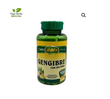 Gengibre com Chá Verde 120caps