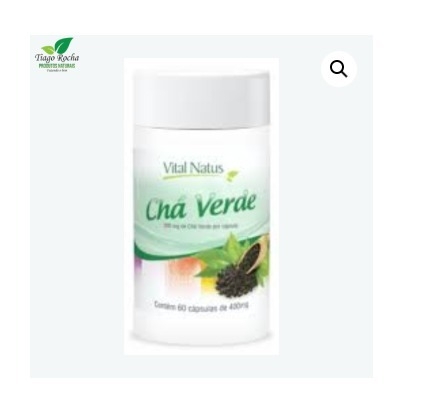 CHÁ VERDE emagrecedor 60 cápsulas