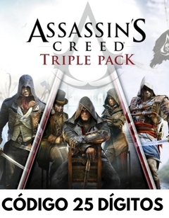 ASSASSIN’S CREED TRIPLE PACK XBOX - CÓDIGO 25 DÍGITOS ARG