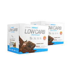 PROMO X2 Low Carb Protein Bar Gentech Caja x 10 Unidades