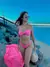Biquini liso rosa - comprar online
