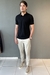 CAMISA GOLA POLO SLIM RAGLAN PRETA - comprar online