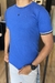 CAMISETA BASICA ALGODÃO MENEGOTTI AZUL BIC