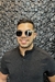 OCULOS DE SOL PARKER UNISSEX QUADRADO-CRISTAL COM DOURADO