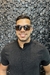OCULOS DE SOL QUADRADO ESPORTE UNISSEX-MARROM FOSCO
