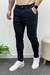 CALÇA ALFAIATARIA SLIM AZUL CETIM